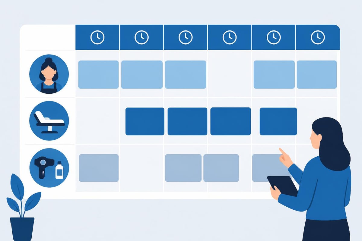 Resource scheduling matrix