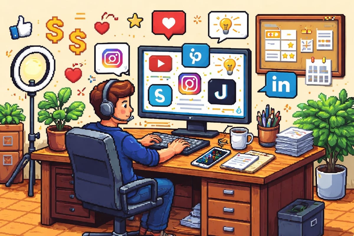 Network marketer building personal brand