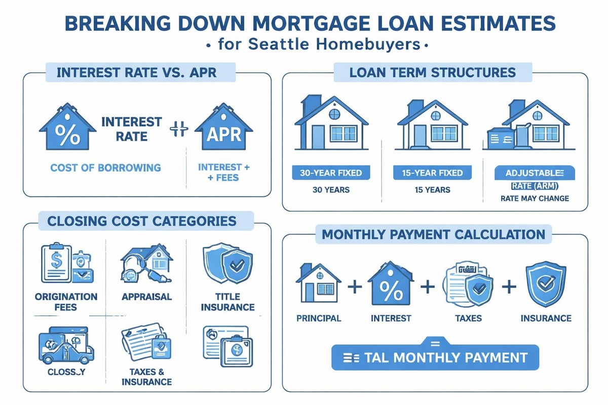 Mortgage comparison components