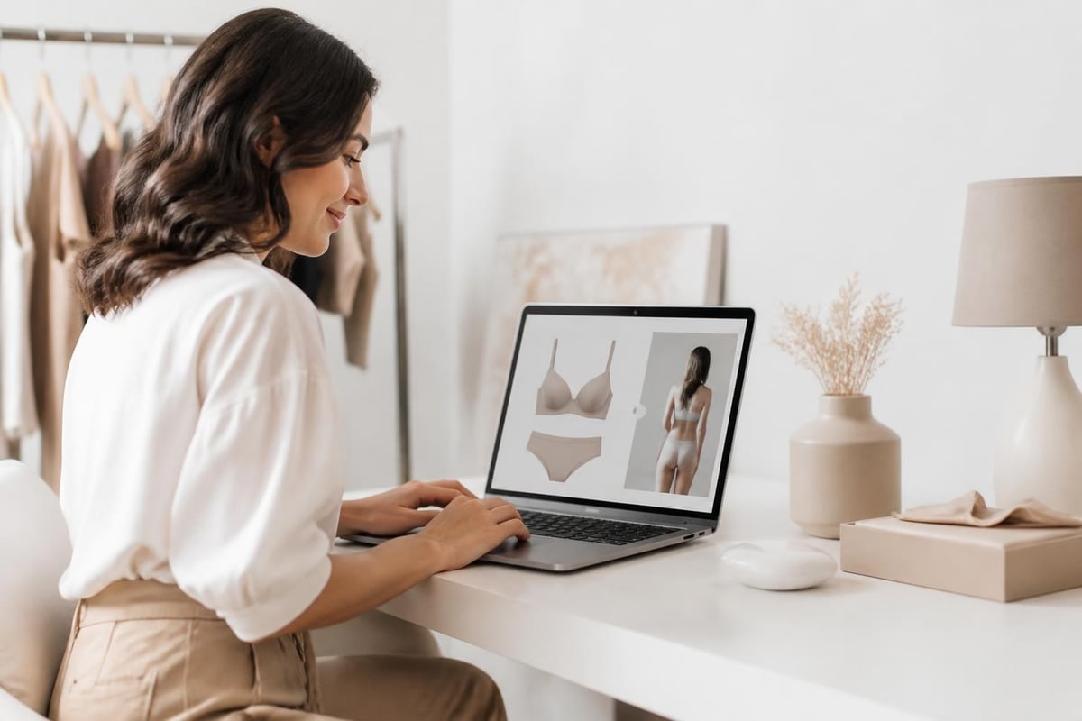 Online lingerie shopping tools