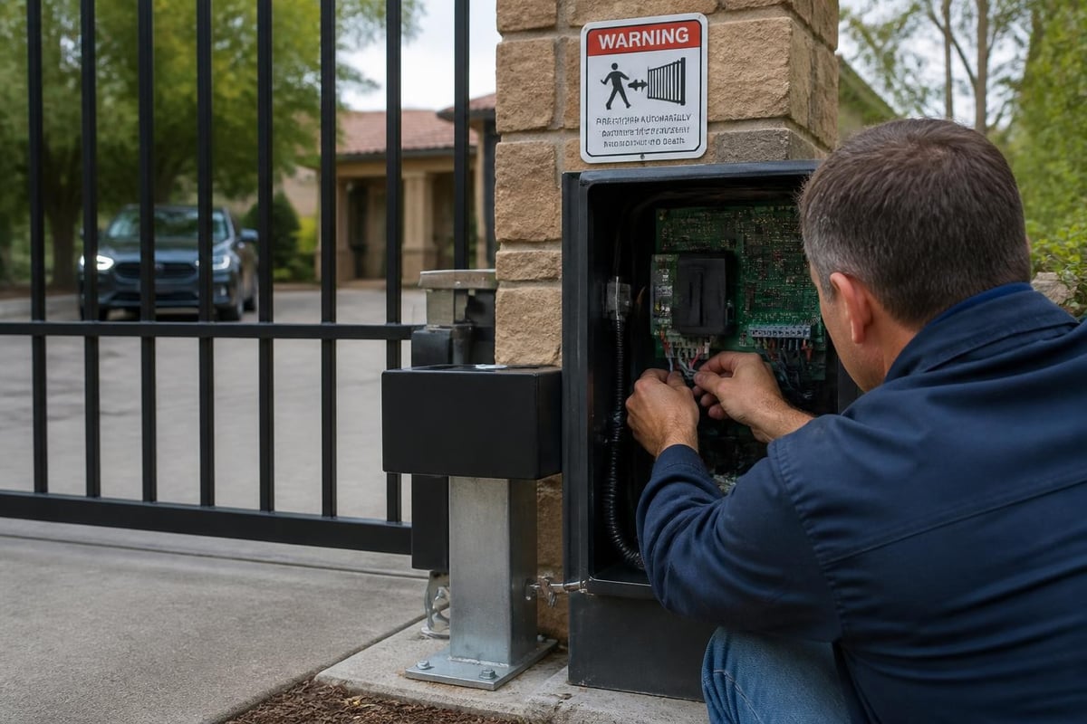 Safety compliance standards for automatic gates