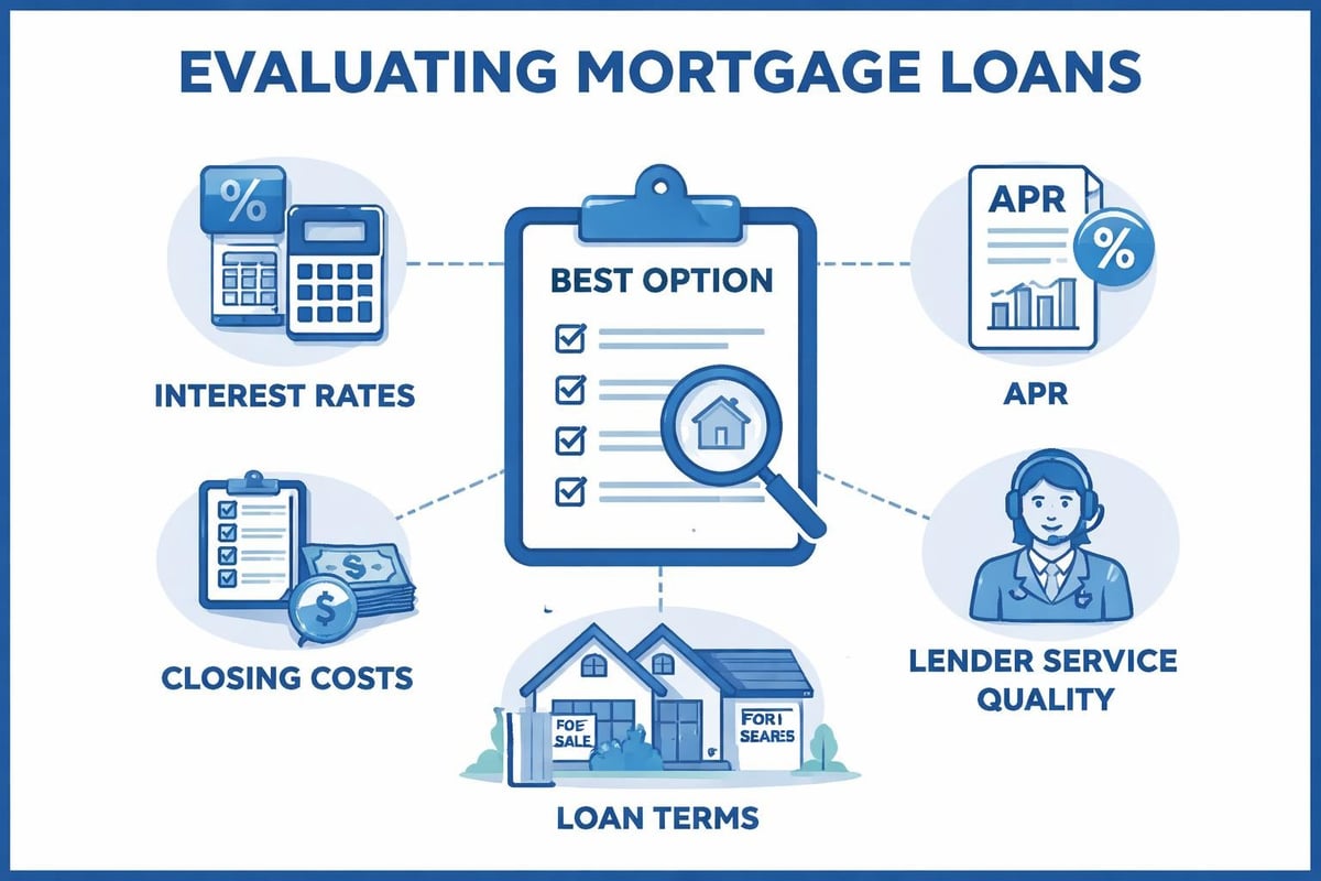 Mortgage loan comparison factors
