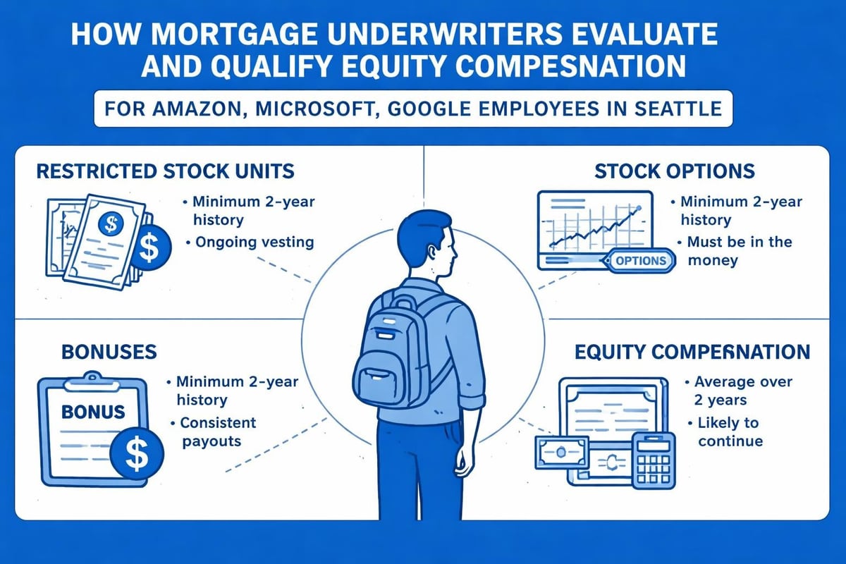 Tech compensation mortgage qualification
