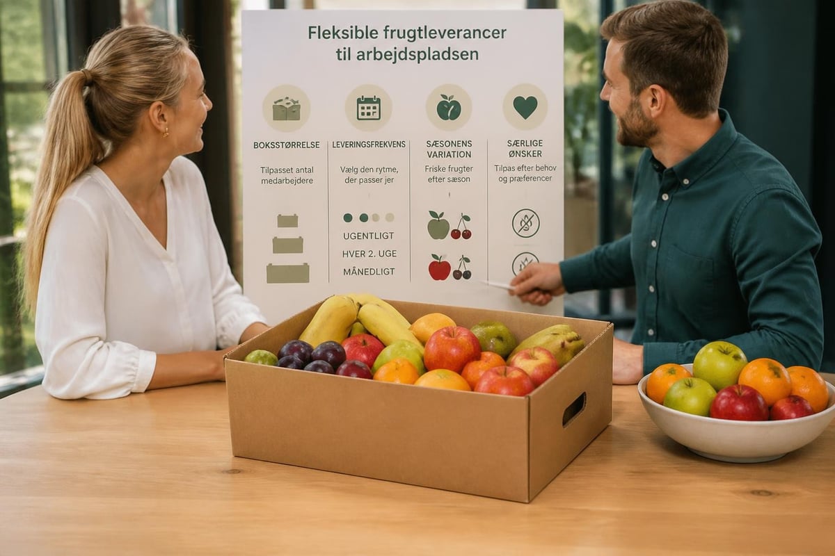 Fleksible frugtordninger til virksomheder