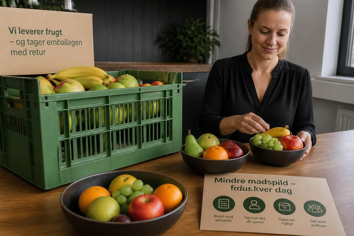 Bæredygtige frugtleverancer og spildreduktion