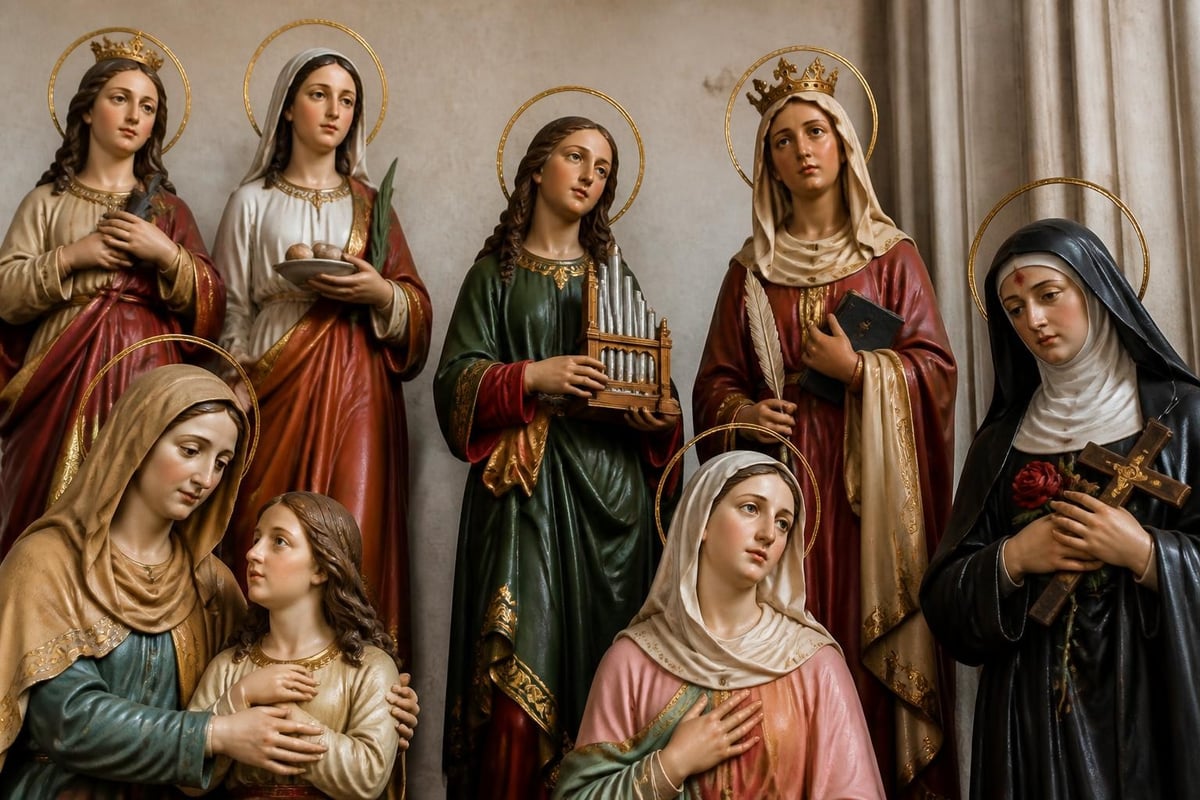 Female saints patronage categories