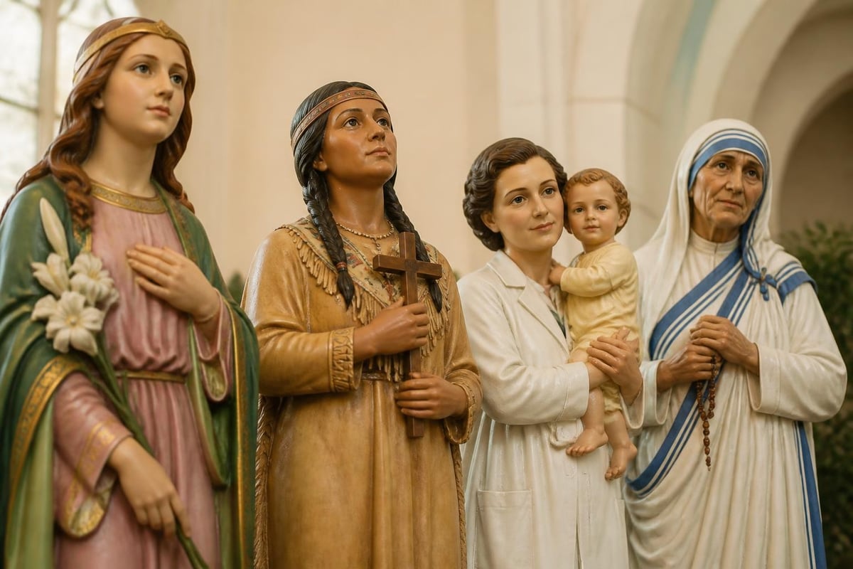 Modern relevance of female saints