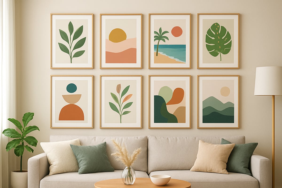 Color Coordination and Visual Storytelling with Poster Prints