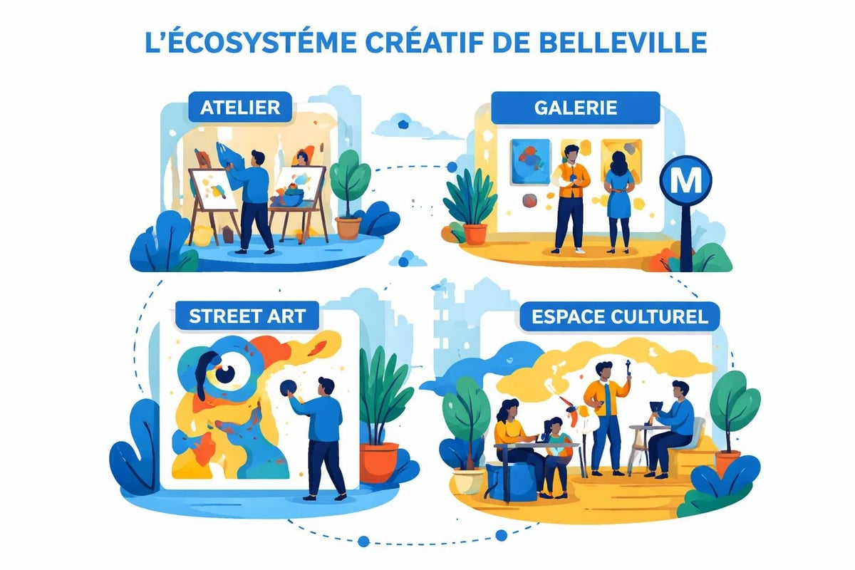 Scène culturelle de Belleville