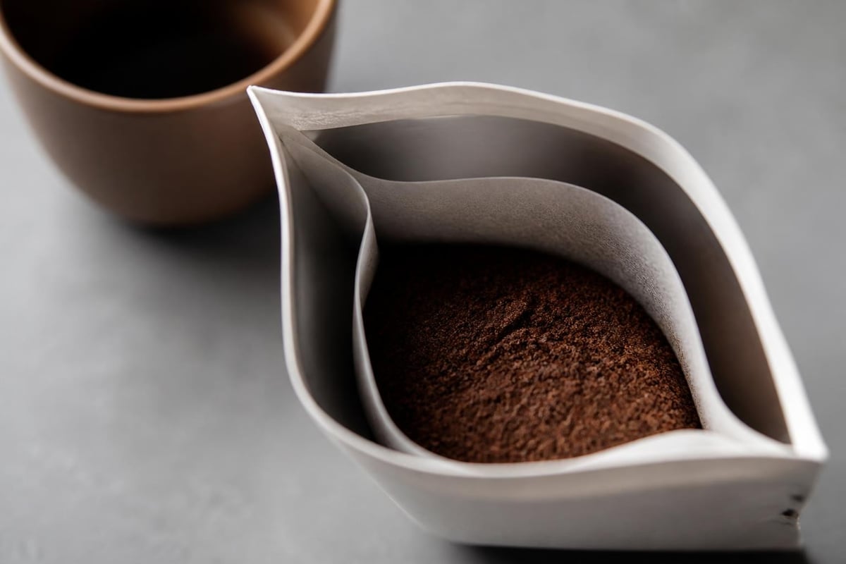 Pour over coffee bag components