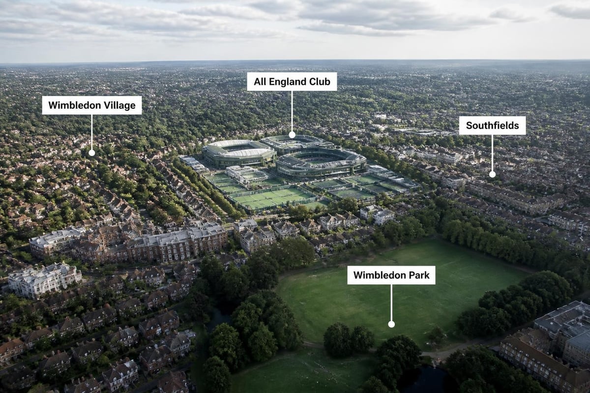 Wimbledon neighborhood map