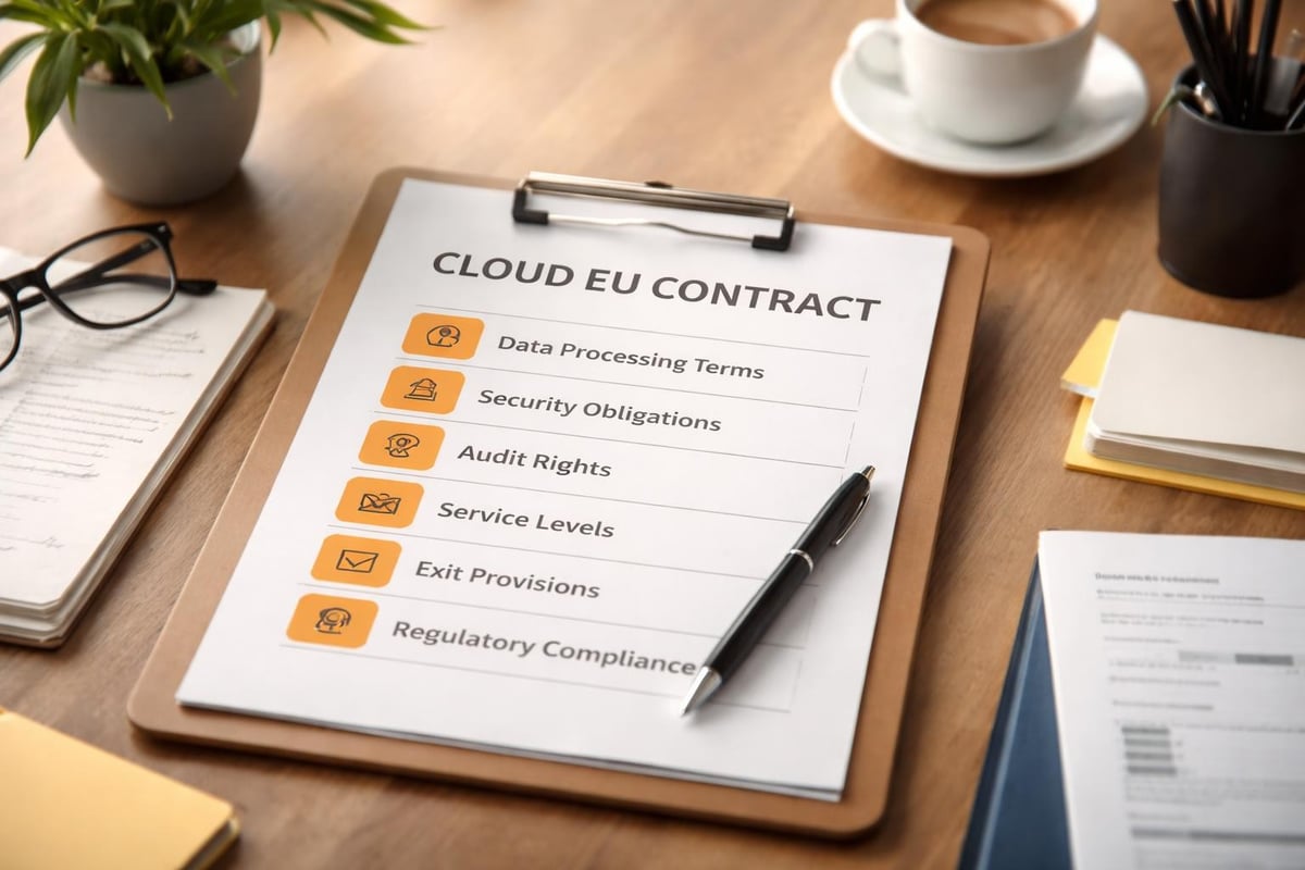 Cloud contract negotiation checklist
