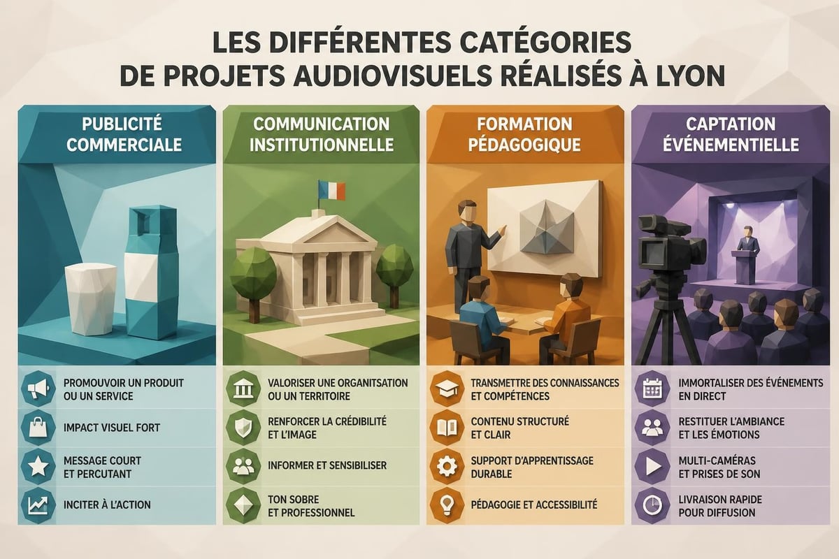 Types de productions vidéo Lyon