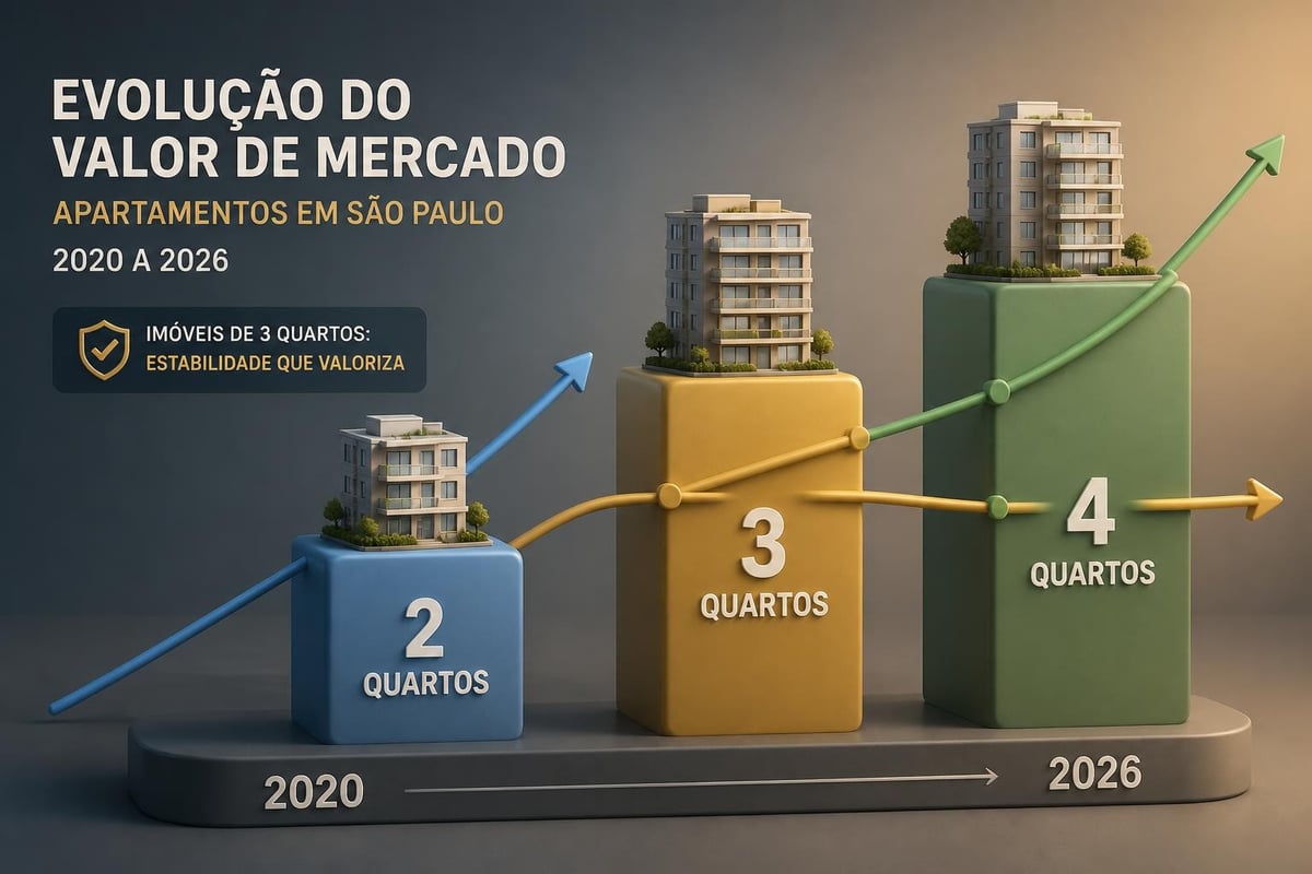 Valorização de apartamentos por tipologia