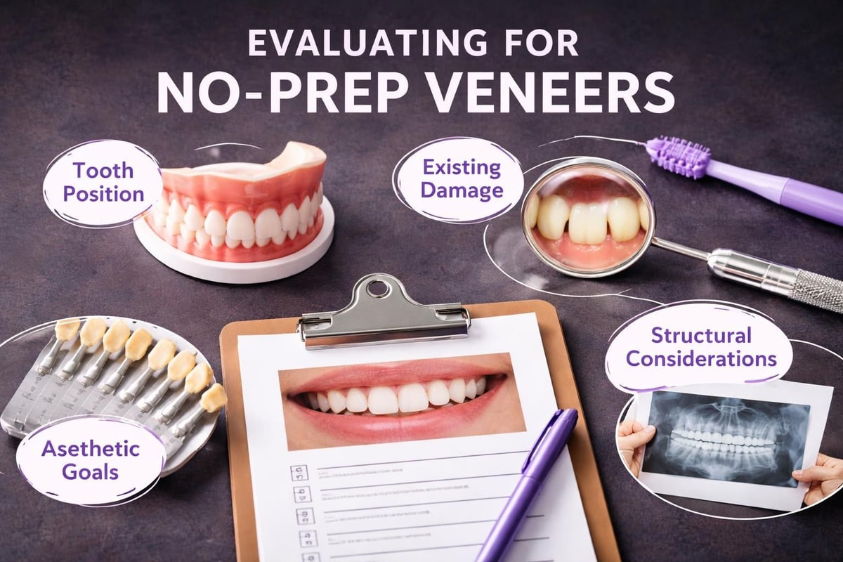 Candidacy assessment for no-prep veneers