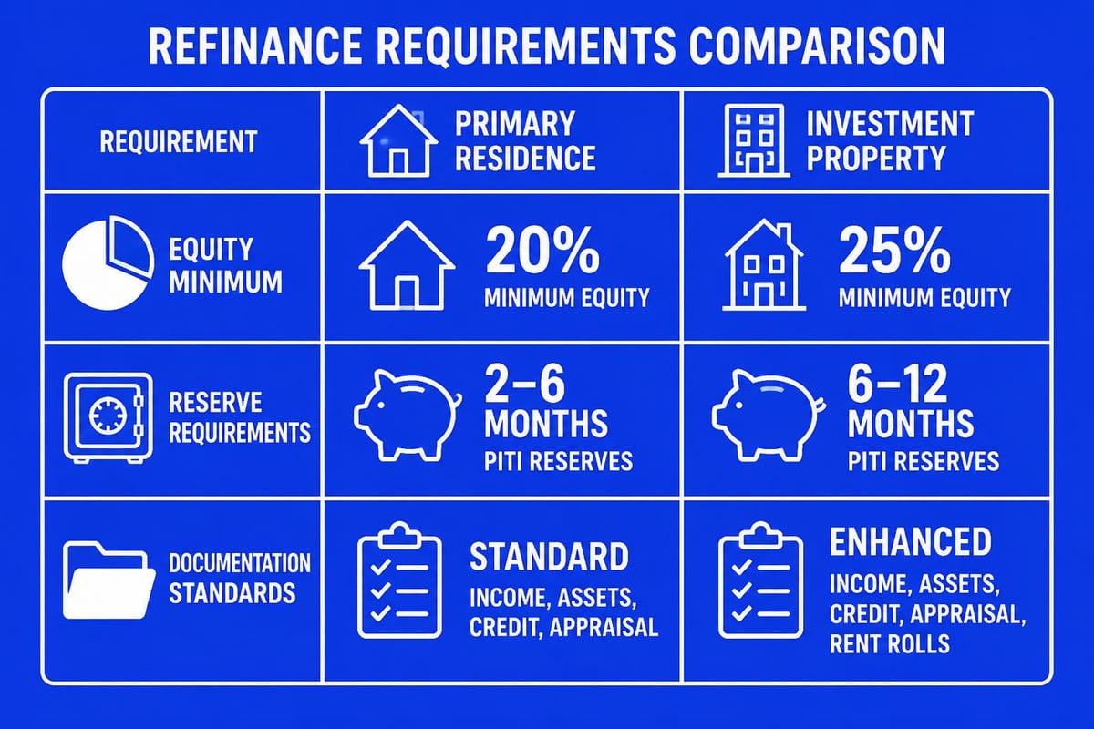 Investment property refinancing