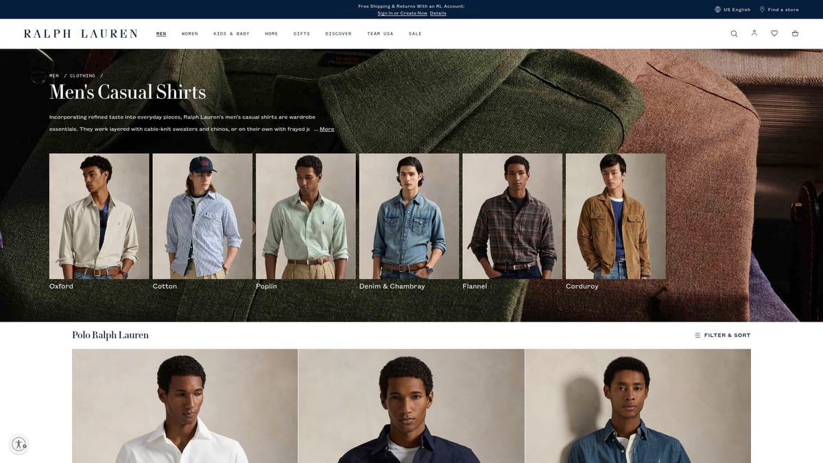 7 Must-Have Vintage Ralph Lauren Shirt Styles for 2026 - 5. Denim Western Shirt