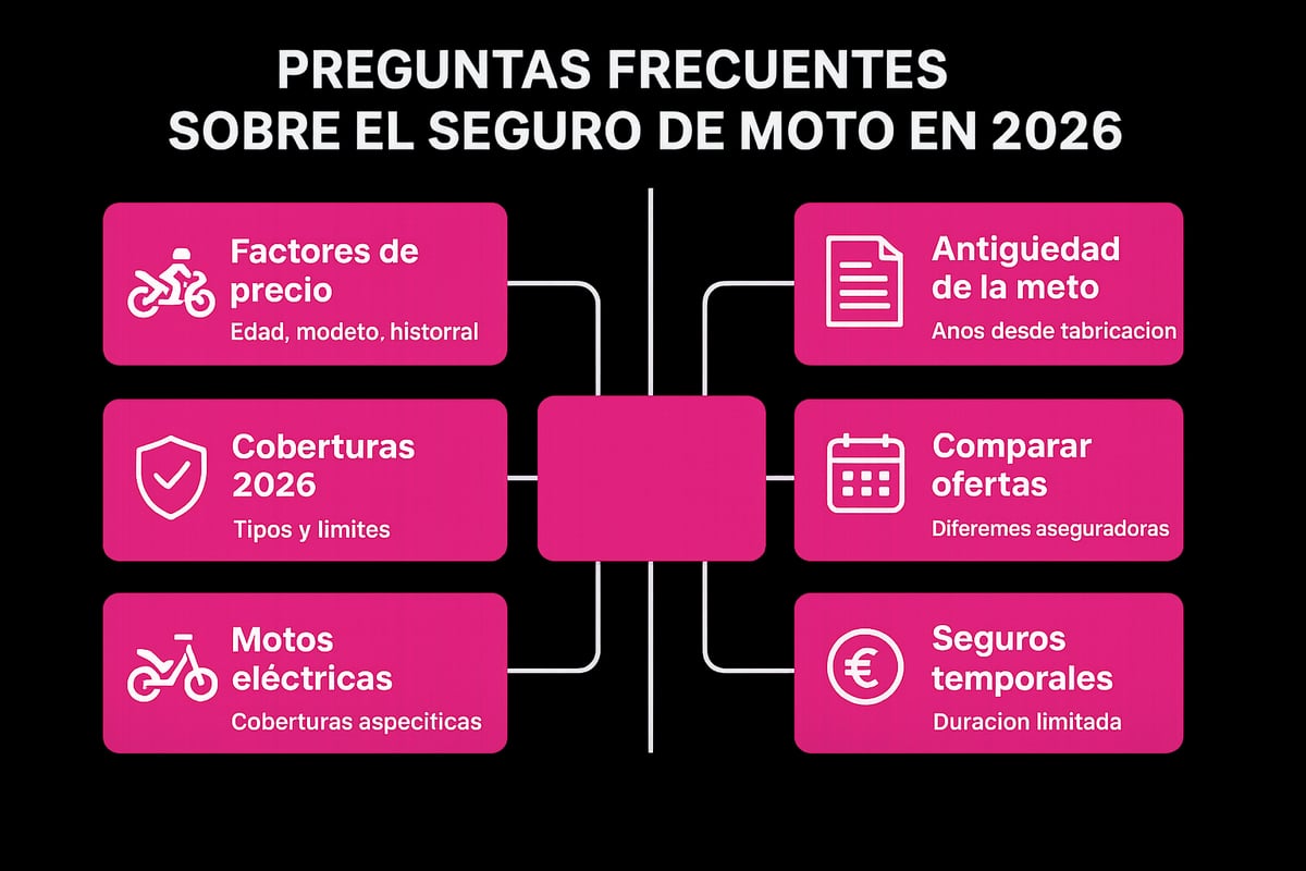 Preguntas Frecuentes Sobre el Precio del Seguro de Moto en 2026