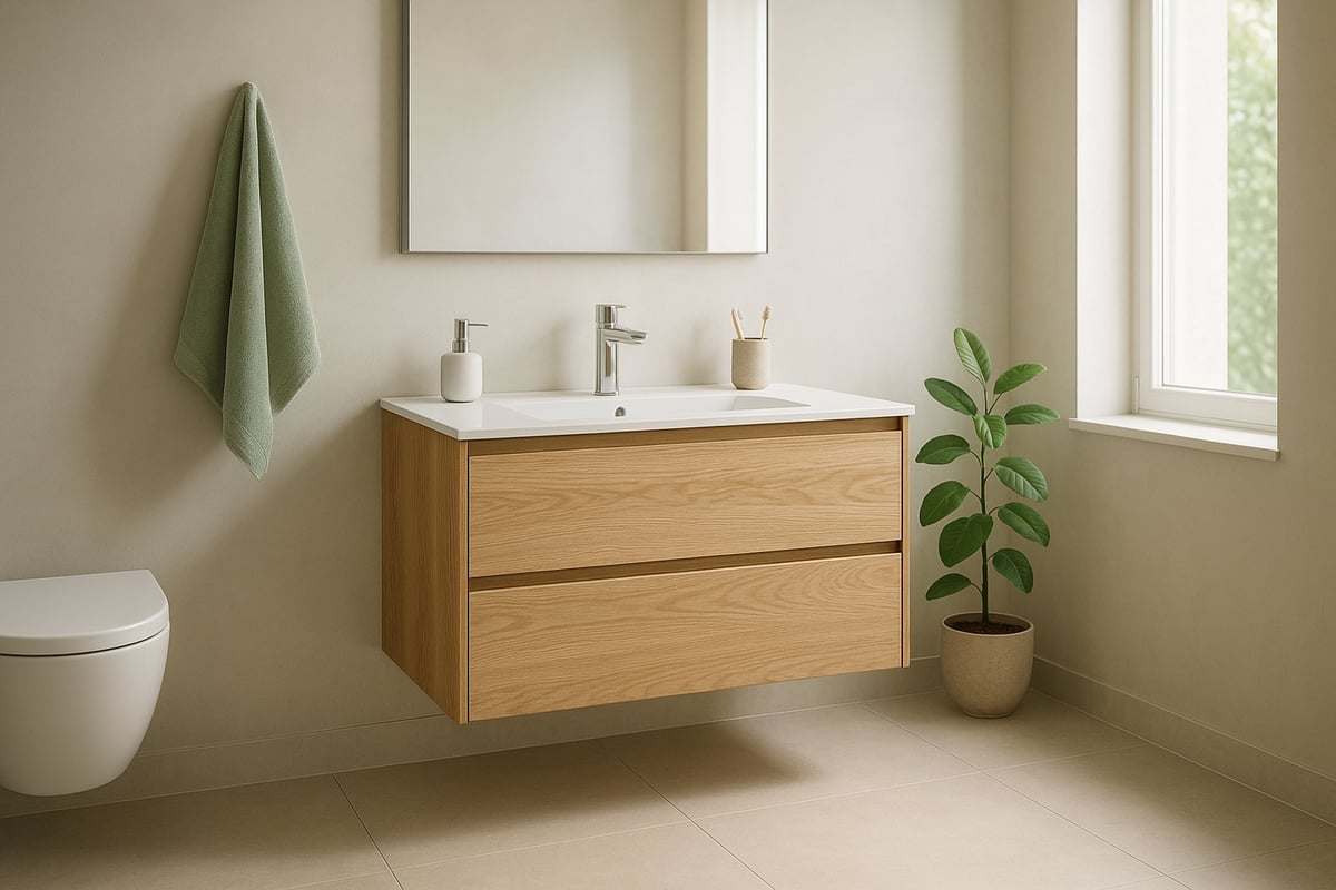 Perché Scegliere un Mobile Bagno Sospeso in Legno?
