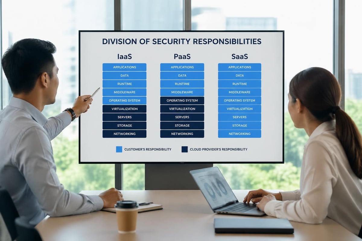 Shared responsibility model breakdown