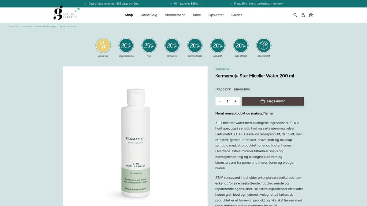 7 Bedste Micellar Water i 2026: Skånsom Rens for Alle Hudtyper - Karmameju STAR Age-Defense Micellar Water 02