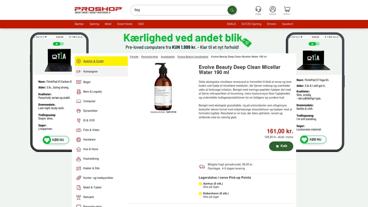 7 Bedste Micellar Water i 2026: Skånsom Rens for Alle Hudtyper - Evolve Deep Clean Micellar Water