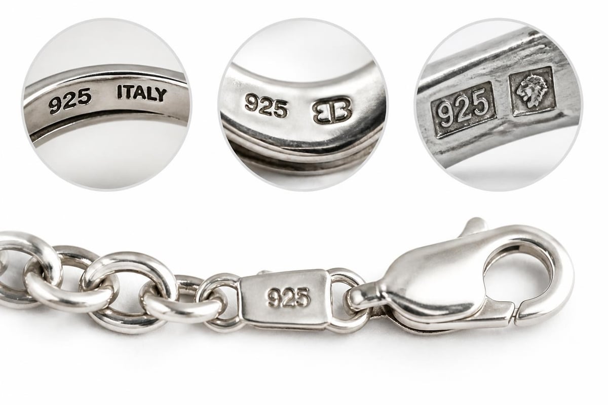 Sterling silver quality hallmarks
