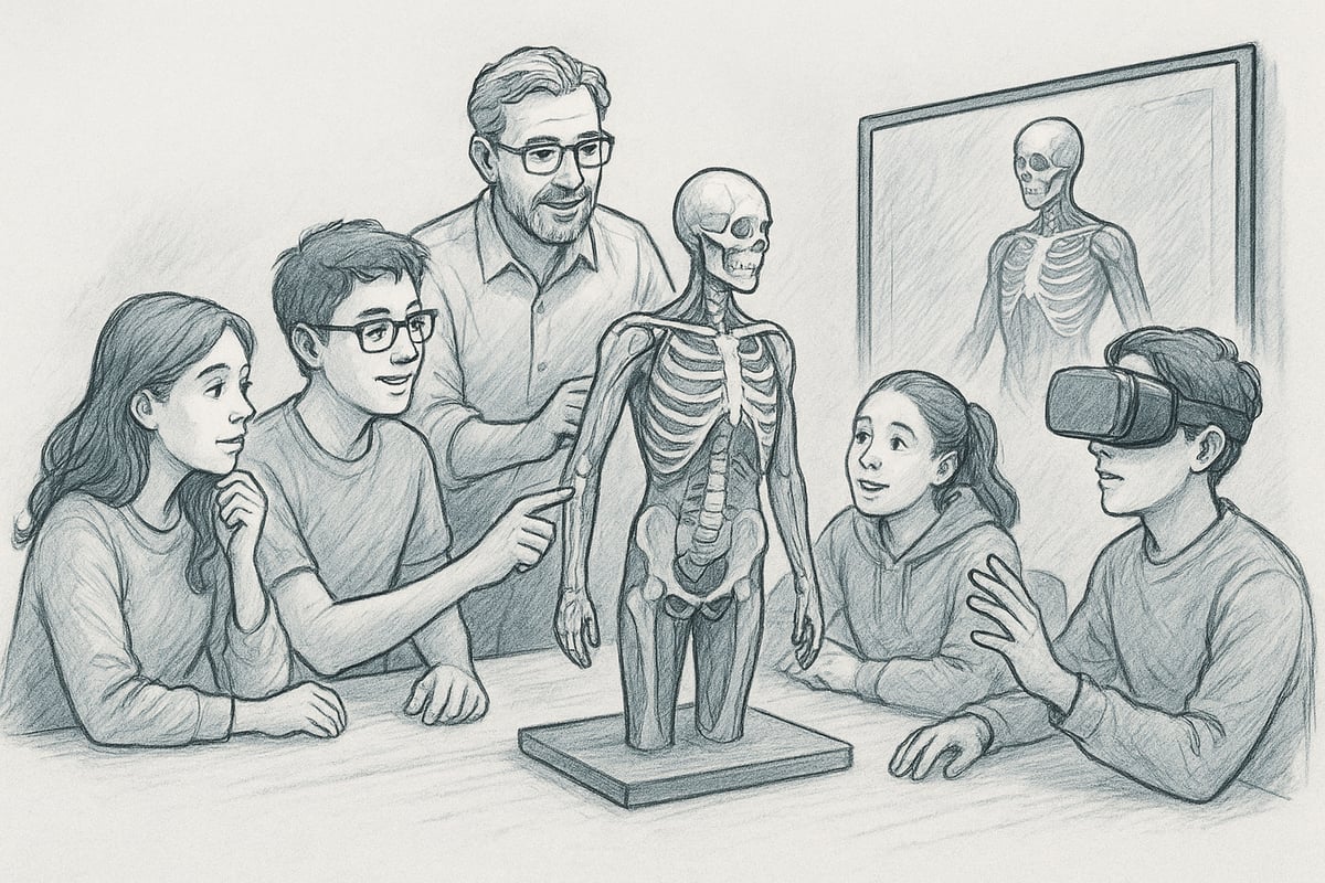 Pædagogiske og professionelle fordele ved 3D anatomiske modeller