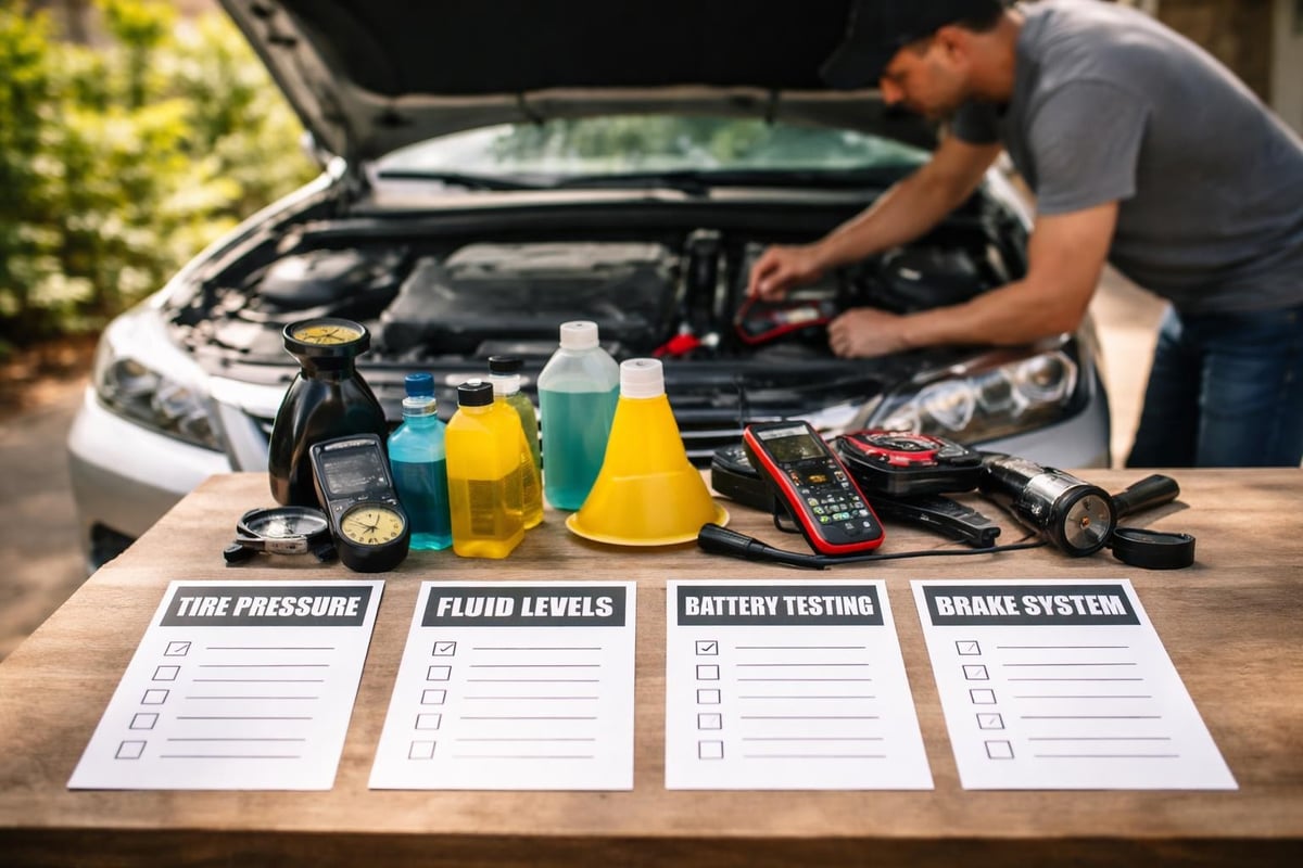 Vehicle maintenance checklist