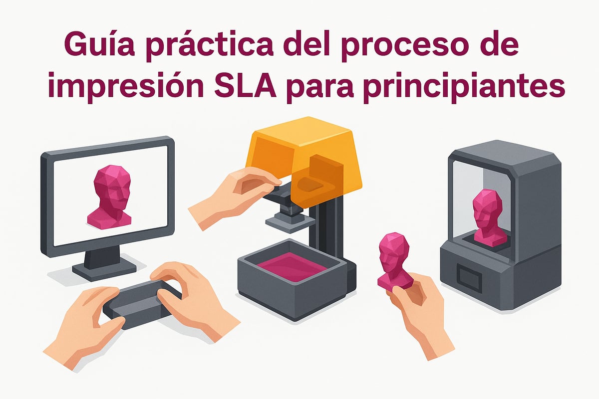 Pasos del proceso de impresión SLA: Guía práctica