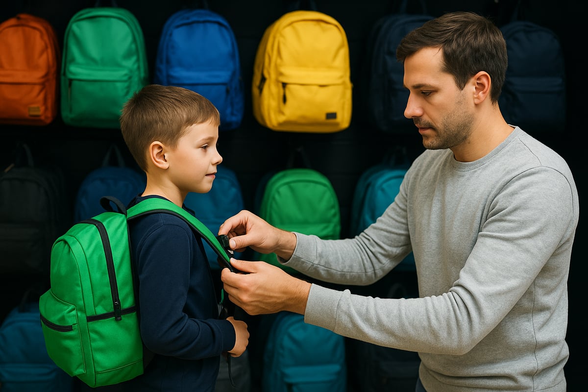 Askeleet täydellisen lasten repun valintaan