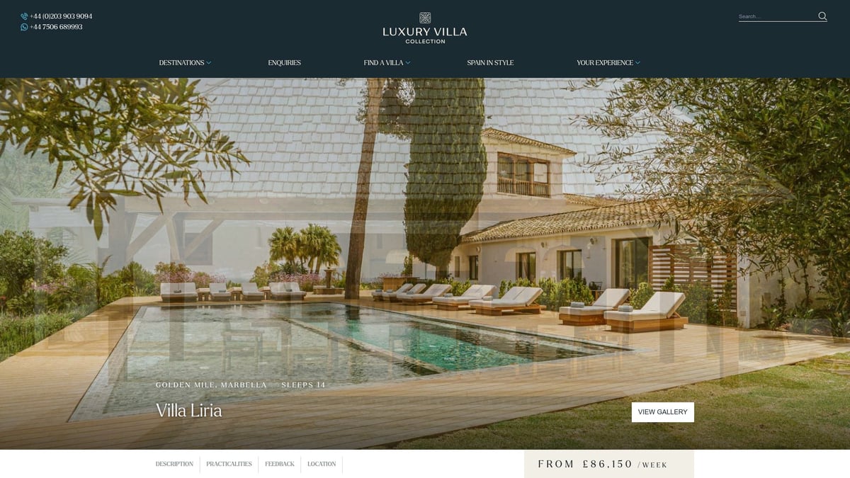 10 Best Villas in Marbella Puerto Banus to Book in 2026 - Villa Liria, Golden Mile – Beach Club & Wellness Pavilion