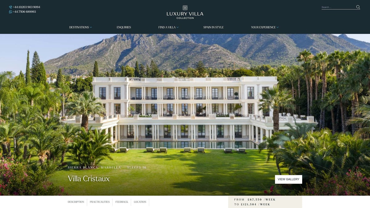 10 Best Villas in Marbella Puerto Banus to Book in 2026 - Villa Cristaux, Sierra Blanca – Palatial Private Retreat