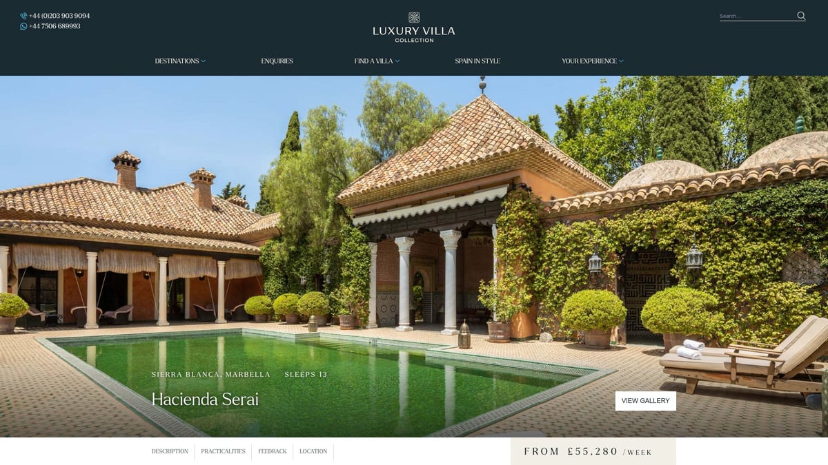 10 Best Villas in Marbella Puerto Banus to Book in 2026 - Hacienda Serai, Sierra Blanca – Moorish-Style Hidden Estate