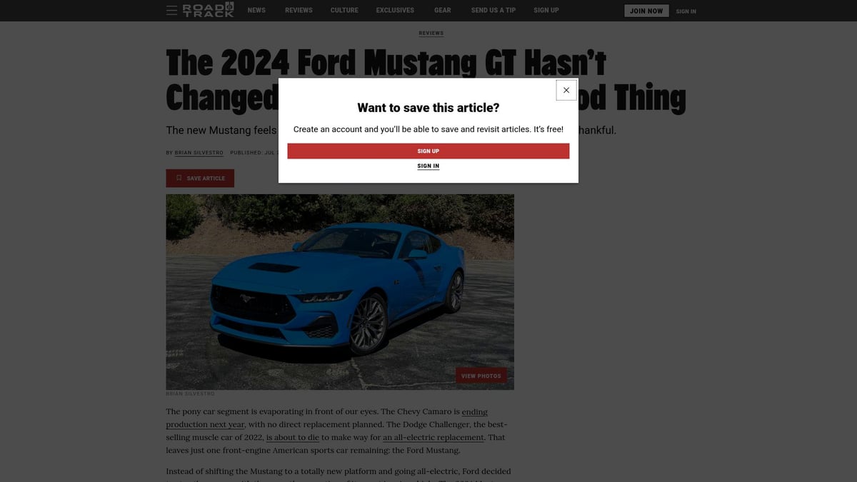 2025年7款肌肉车引领2026年潮流 - 2025款福特Mustang GT