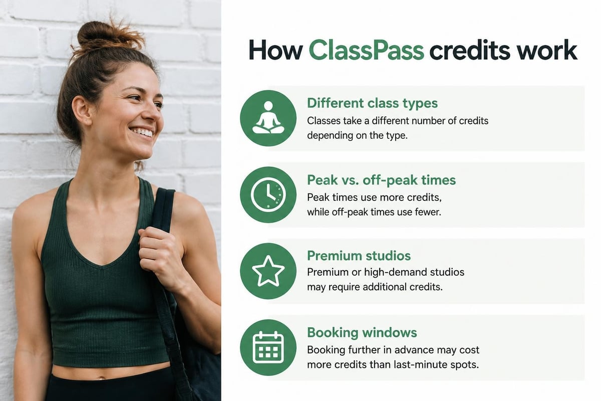 ClassPass credit system
