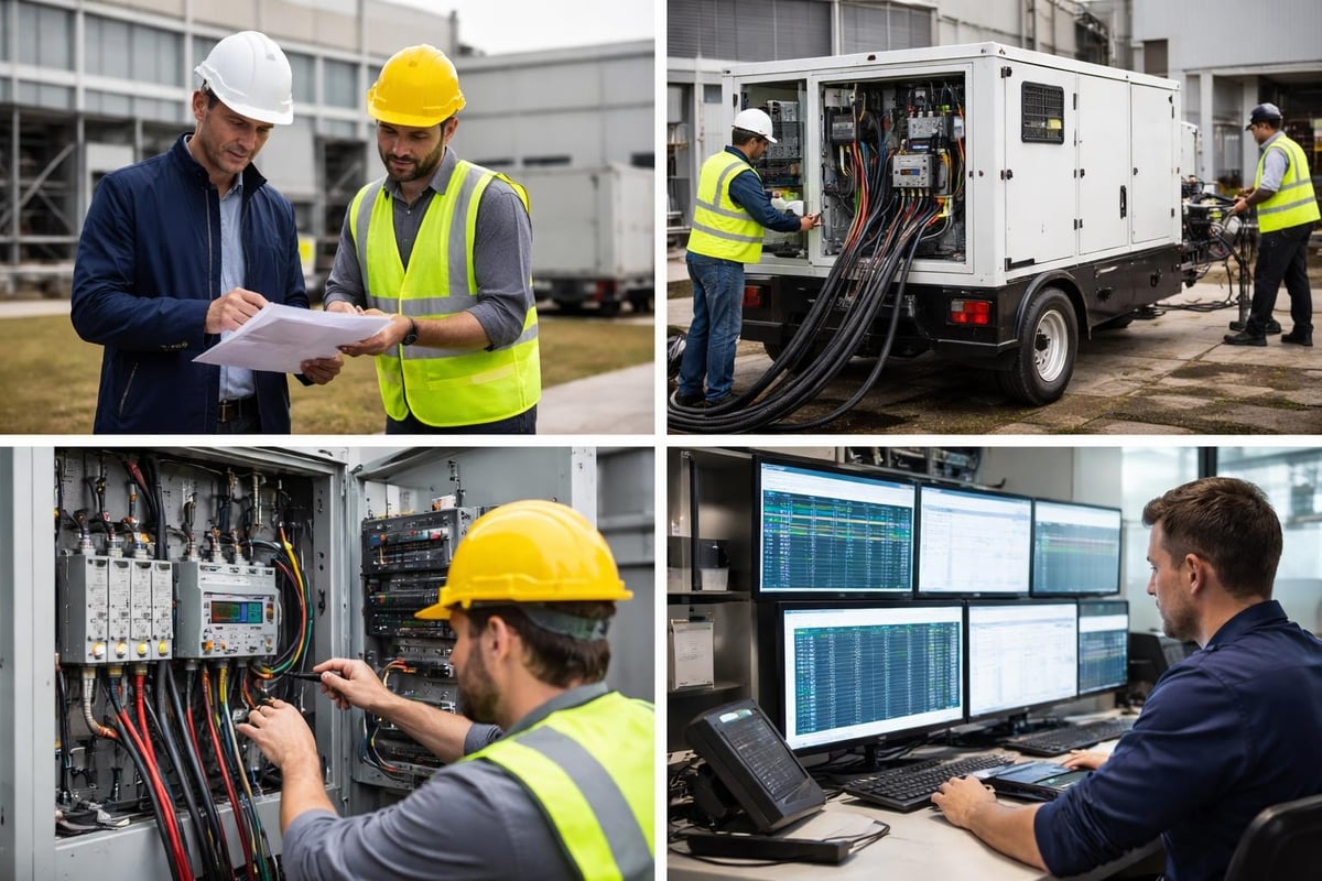 Emergency temporary power systems