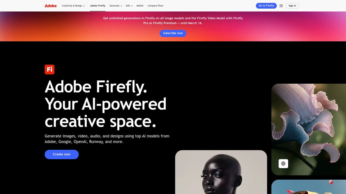 8 Cutting-Edge AI Tools For Business Success In 2026 - Adobe Firefly – Generative AI for Creative Assets