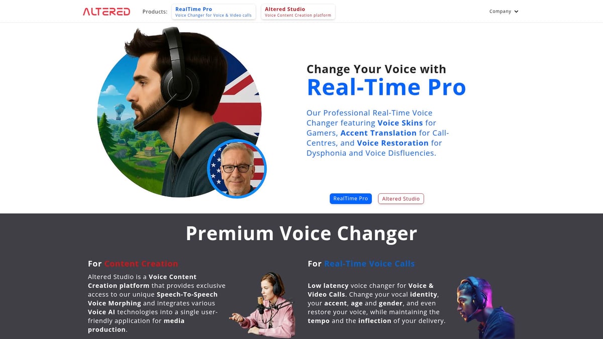8 Cutting-Edge AI Tools For Business Success In 2026 - Altered Studio – AI Voice Transformation
