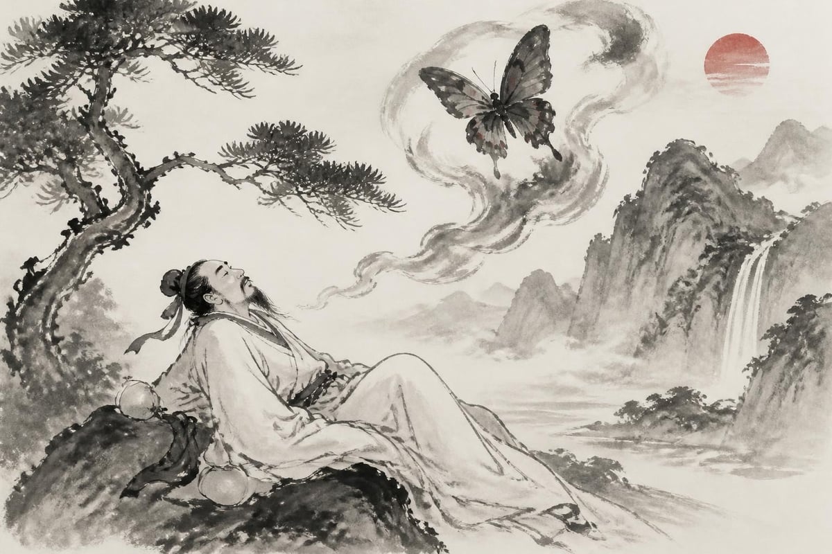 Zhuangzi's butterfly dream teaching