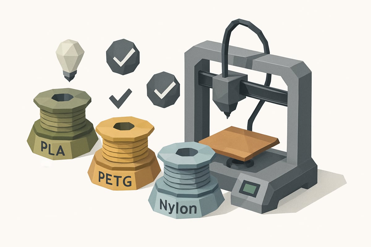 Como escolher o filamento 3D certo para o seu projeto
