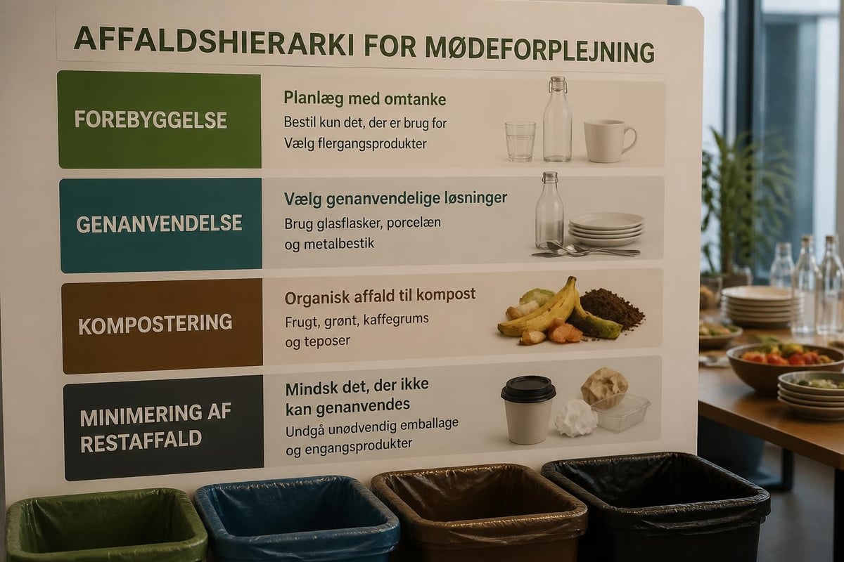 Bæredygtig catering affaldshåndtering