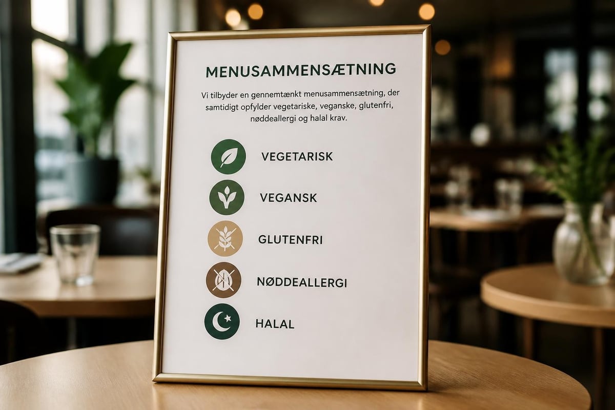 Inkluderende mødemenu