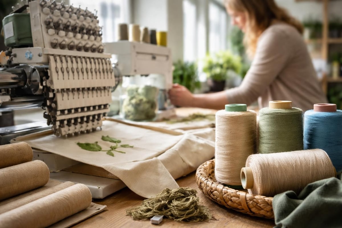 Sustainable embroidery innovation