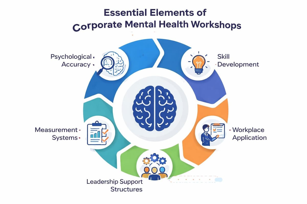 Components of effective mental health workshops