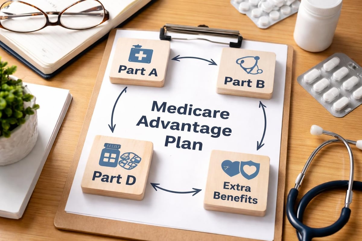Advantage Plan Insurance: Complete 2026 Coverage Guide 1 Medicare Advantage coverage components