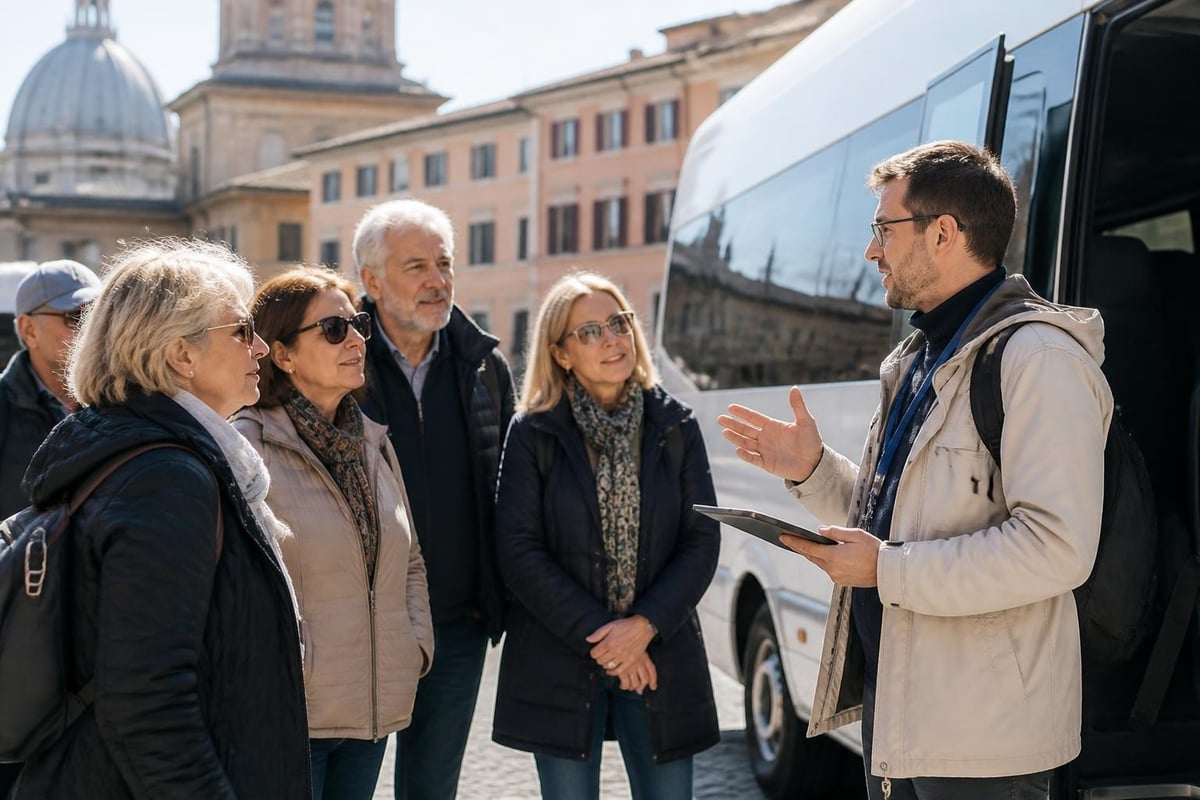 Components of escorted travel tours