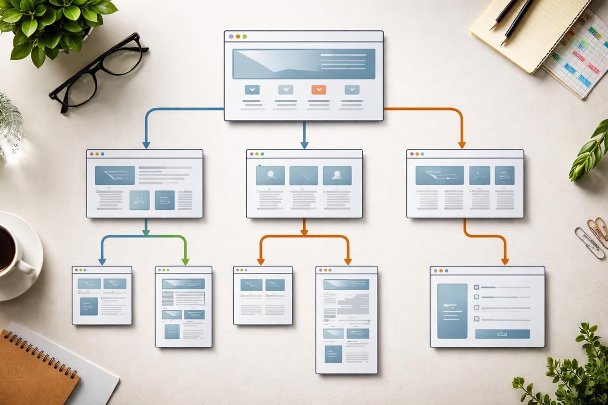 Website vs Webseite Struktur