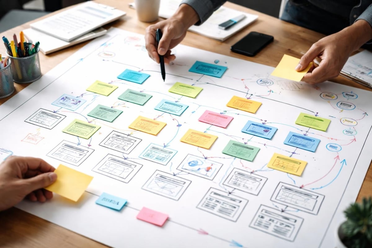 Projektplanung Website-Struktur