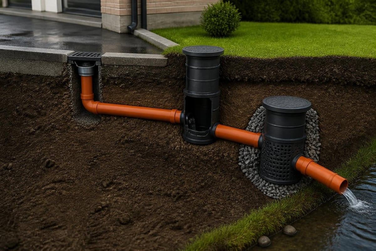 Drainage system components